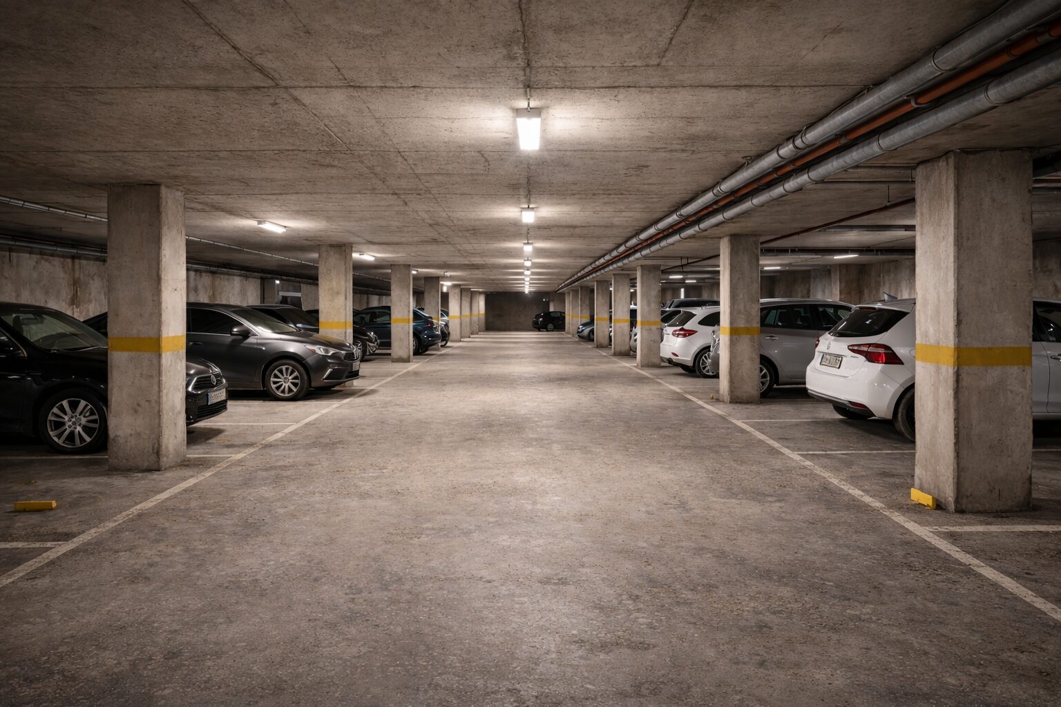 eclairage parking souterrain carquefou